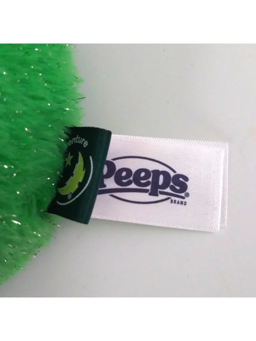NWT Animal Adventure Peeps Sparkly Green Peep Soft 15